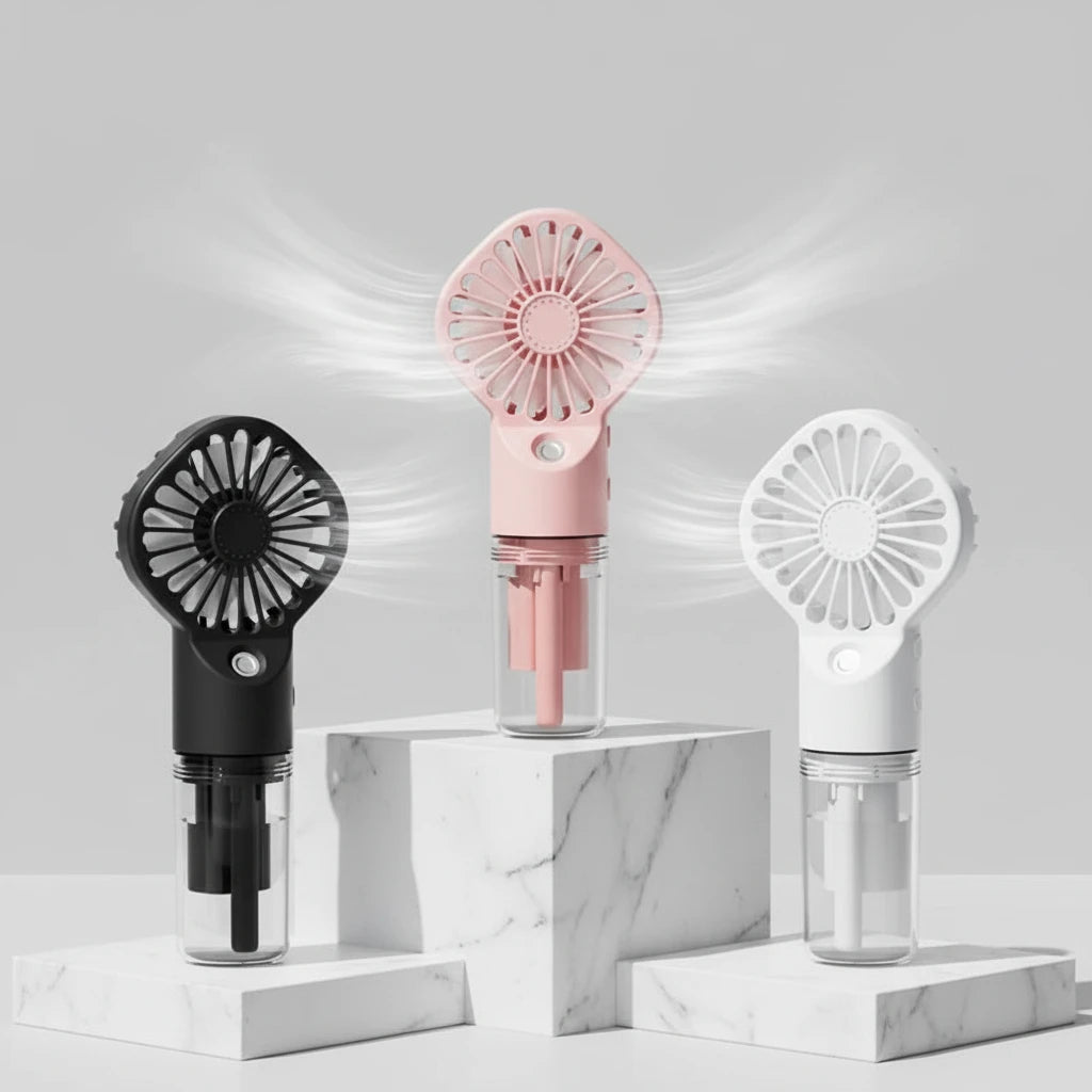 Mini Handventilator mit Sprühkühlung